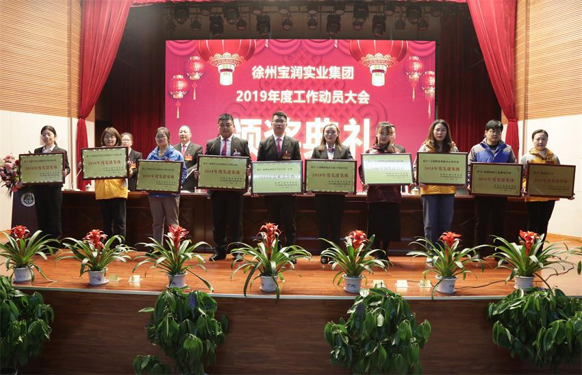 爱游戏ayx登录入口,爱游戏(中国)2019年度工作动员大会---集团公司领导为先进单位和先进个人代表颁奖